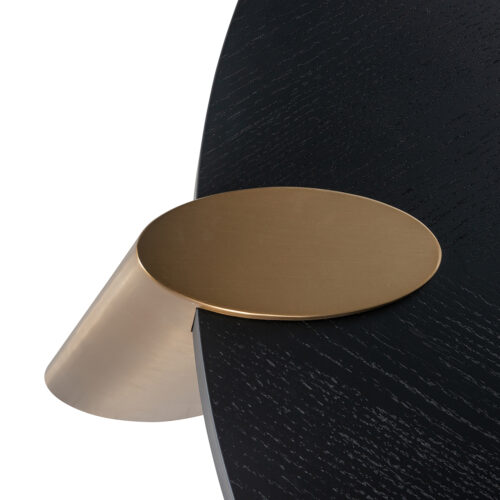 Salontafel Brody Ø117 cm - Zwart - Afbeelding 5