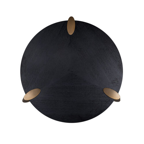 Salontafel Brody Ø117 cm - Zwart - Afbeelding 2