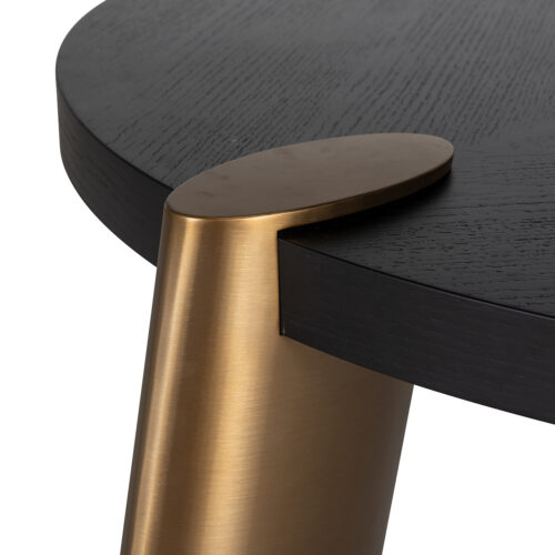 Salontafel Brody Ø117 cm - Zwart - Afbeelding 3