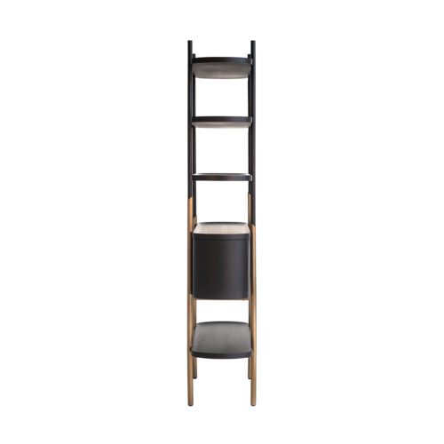 Wandkast Jameson 2-deuren 4-planken (Charcoal) - Afbeelding 2
