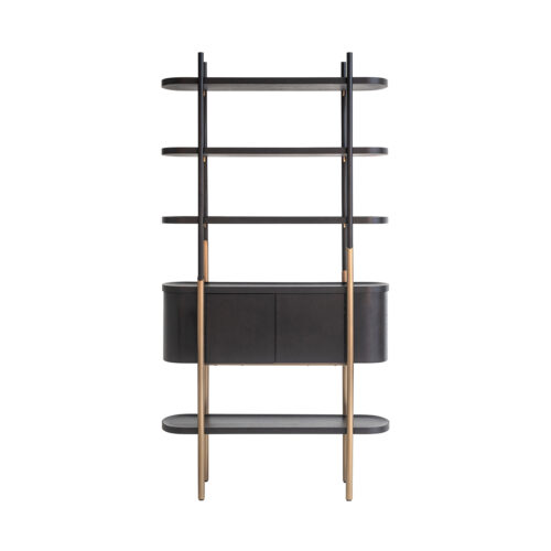Wandkast Jameson 2-deuren 4-planken (Charcoal) - Afbeelding 3