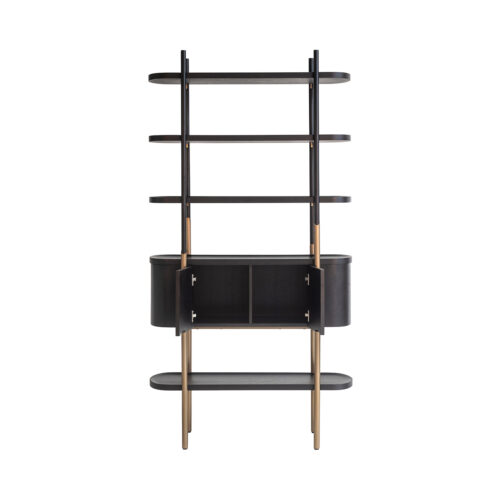 Wandkast Jameson 2-deuren 4-planken (Charcoal) - Afbeelding 5