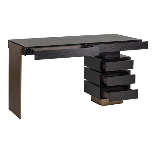 Bureau Connar Eiken -  140 x 60 cm - Afbeelding 6