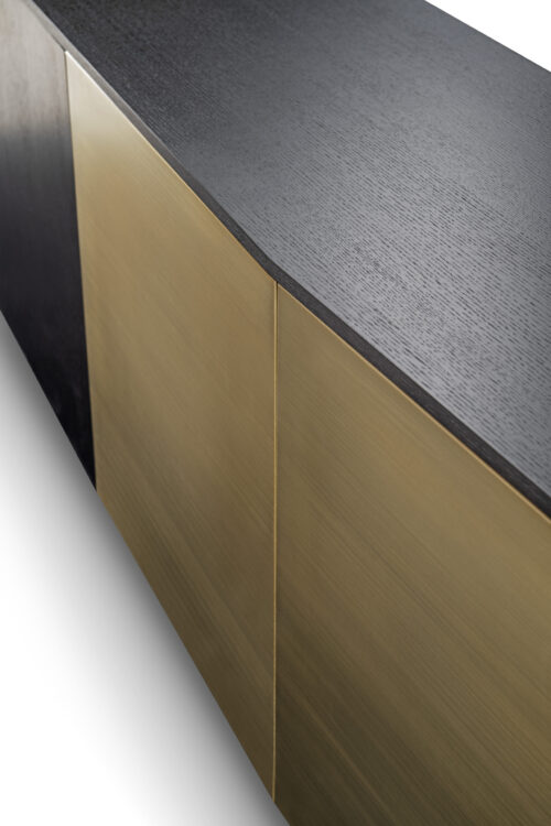 Dressoir Dax 4-deuren (Charcoal) - Afbeelding 4
