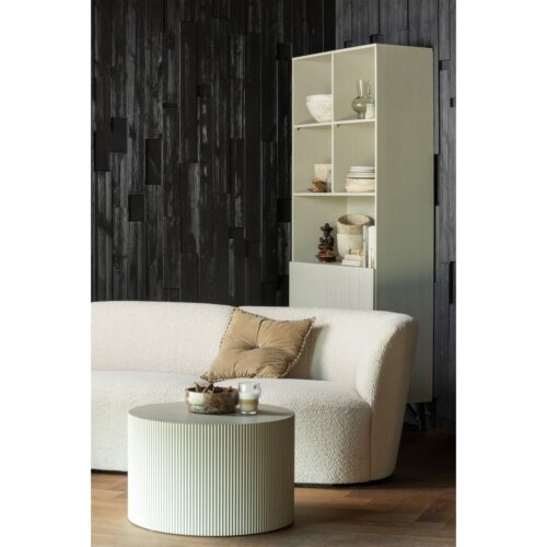 Ronde Bijzettafel Sanne 60cm  Antique Beige - Afbeelding 2