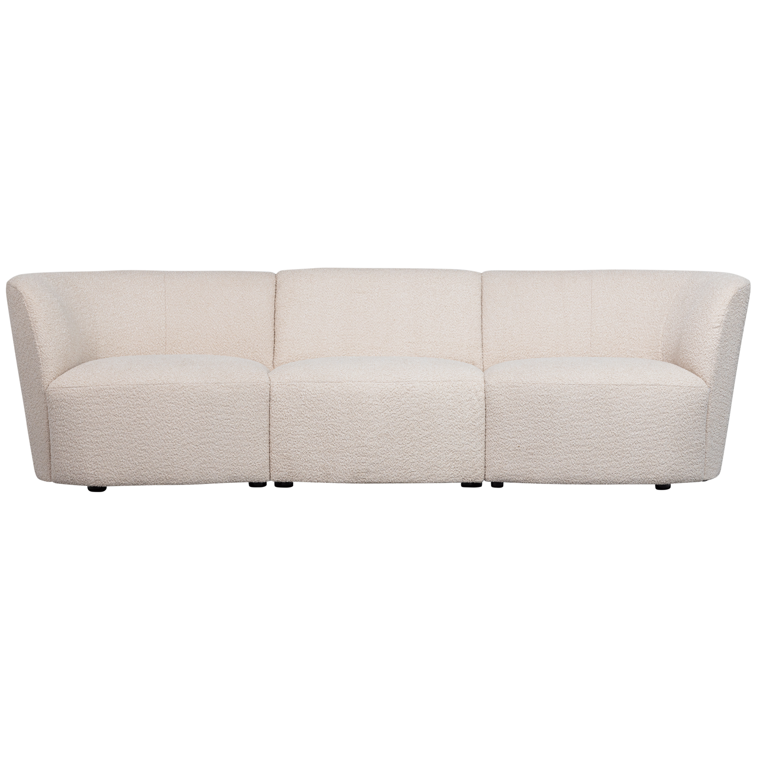 Coco 3-zits bouclé creme - Afbeelding 2