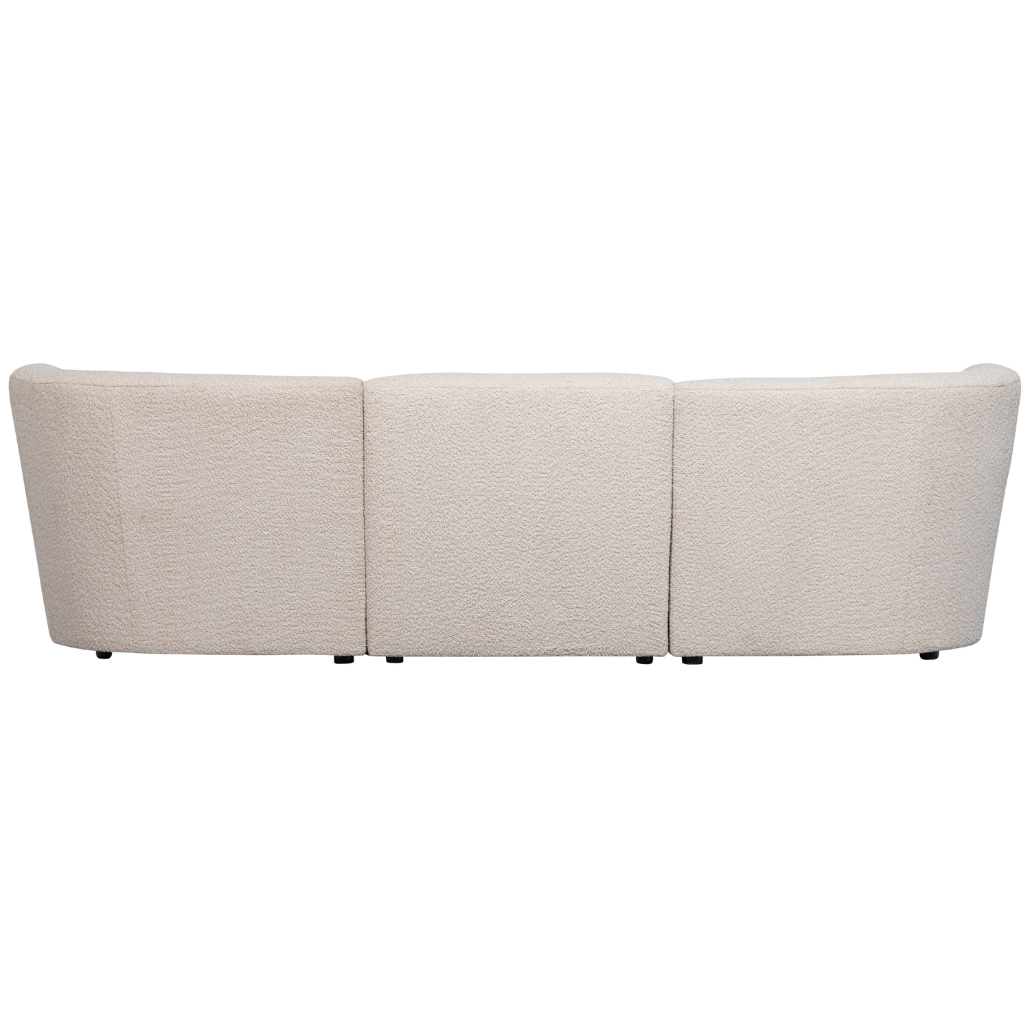 Coco 3-zits bouclé creme - Afbeelding 3