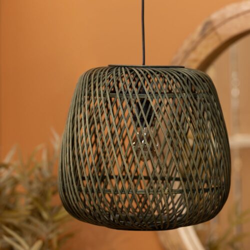 Hanglamp Moza Gevlochten bamboe / rotan Ø36cm - Afbeelding 2