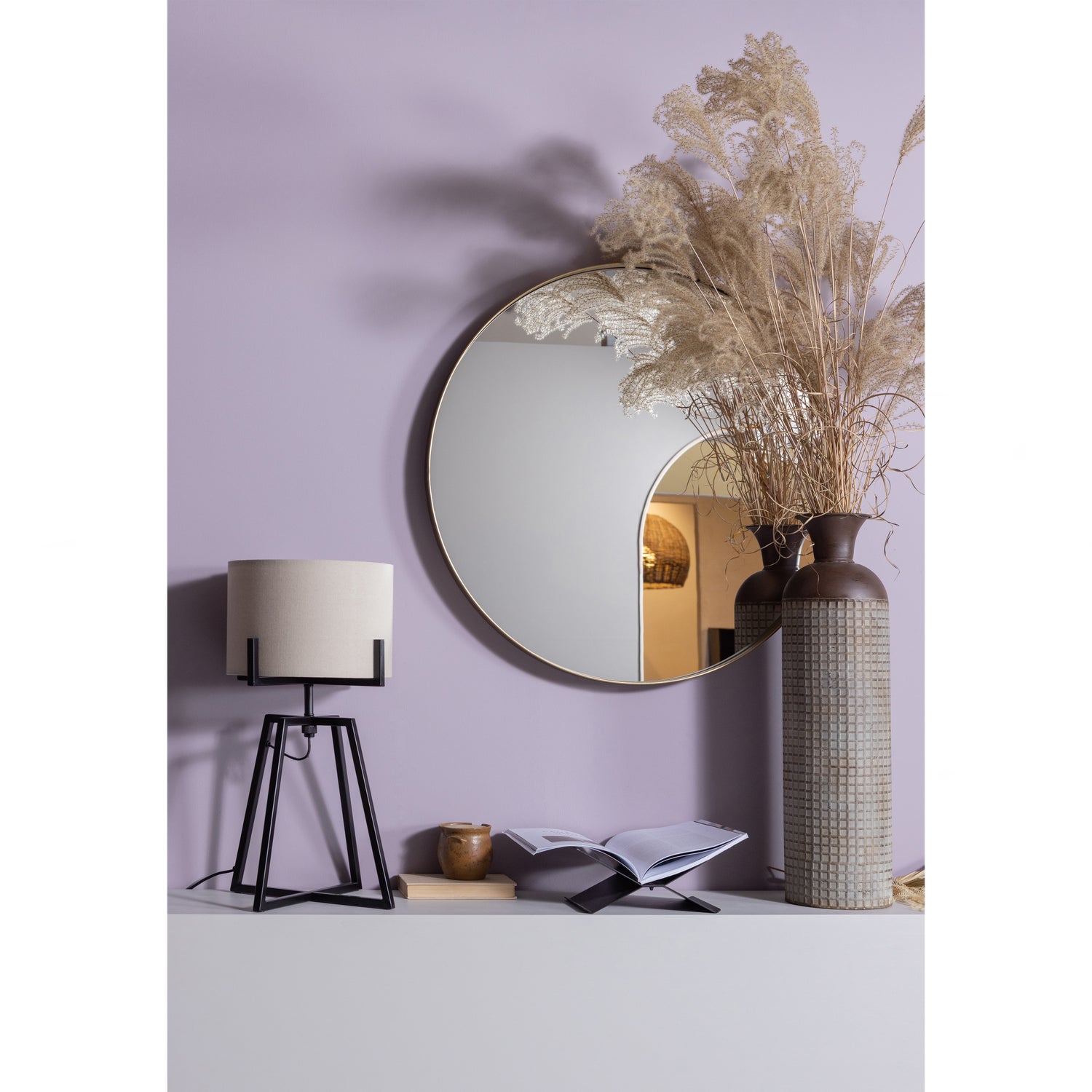 Tafellamp Holly 60cm kleur Naturel - Afbeelding 2