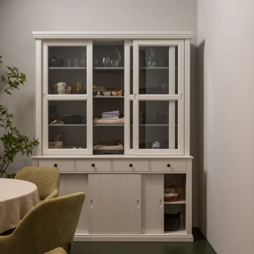 Vitrinekast Lagos - Wit - Afbeelding 2