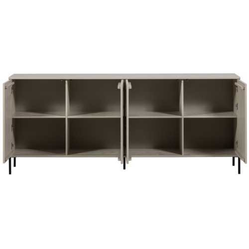 Dressoir New Gravure 200cm - Dust - Afbeelding 6