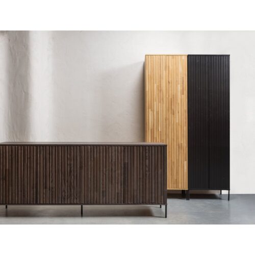 Dressoir New Gravure 200cm - Espresso - Afbeelding 2