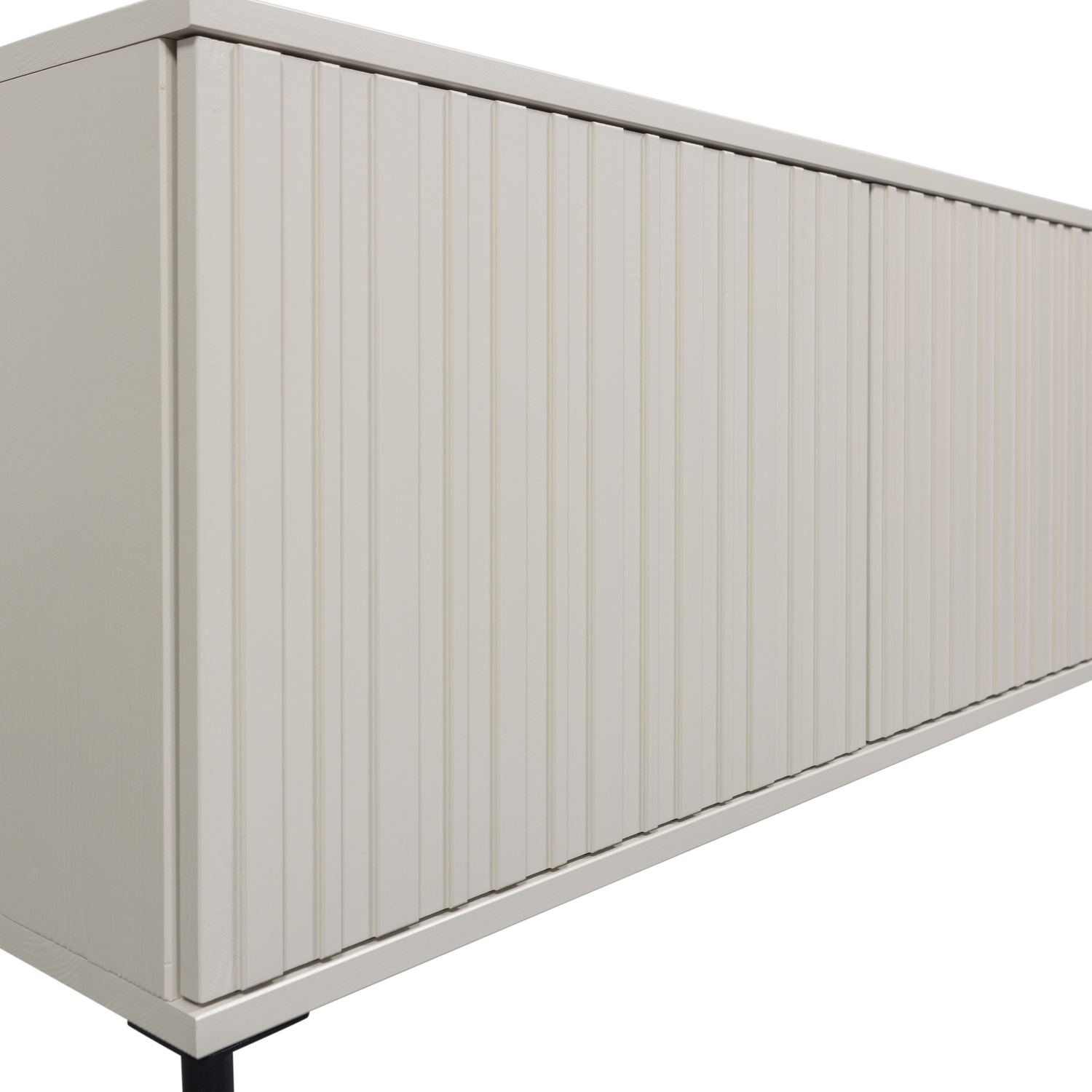 TV-meubel New Gravure Grenenhout 100cm - Dust - Afbeelding 7