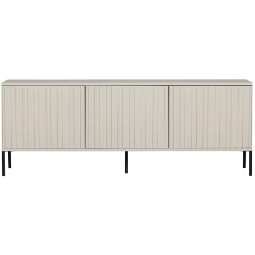 TV-meubel New Gravure Grenenhout 150cm - Dust - Afbeelding 2
