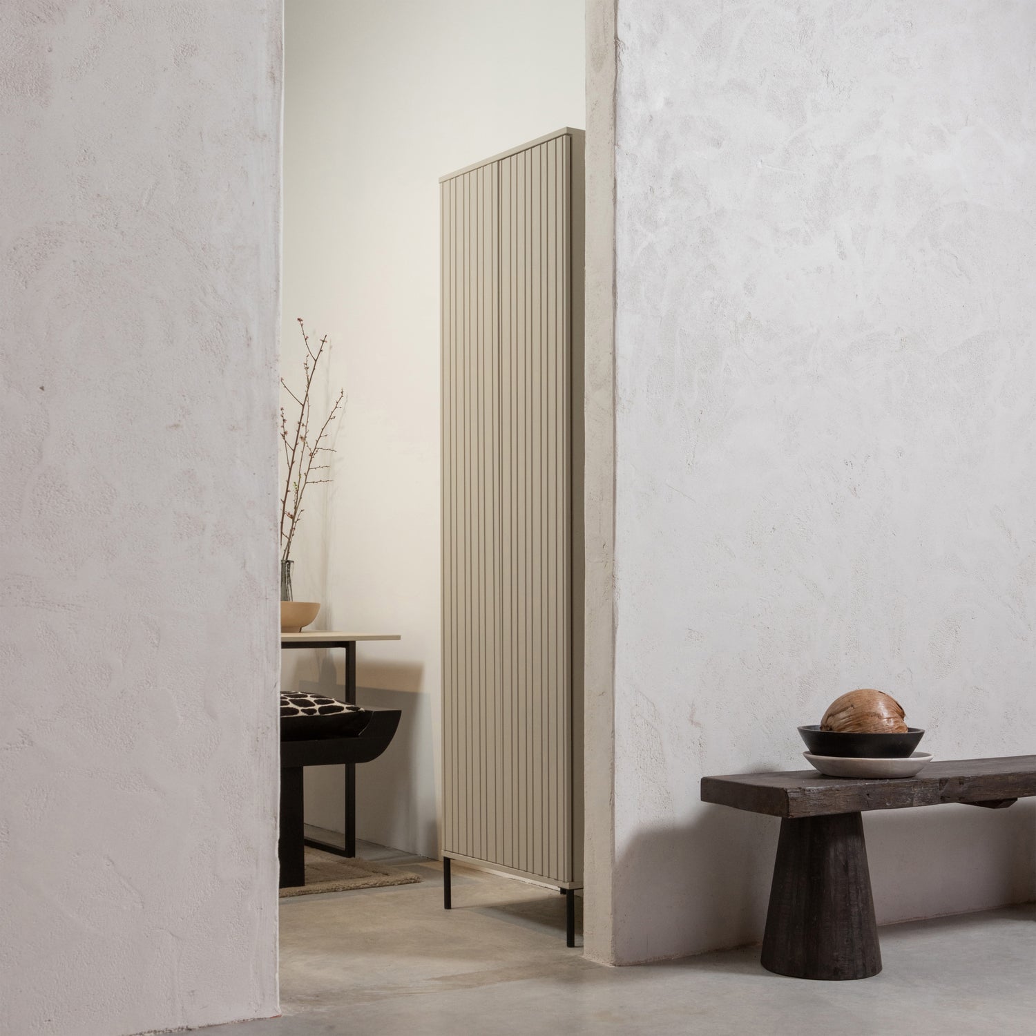 Opbergkast New Gravure 120 x 60cm - Dust - Afbeelding 2