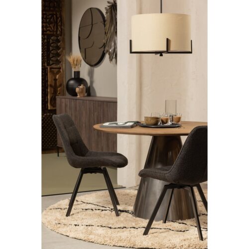 Ronde Eettafel Maggie Mangohout, 120cm - Afbeelding 2