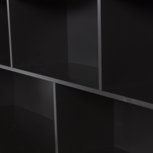 Dressoir New Gravure 200cm - Zwart - Afbeelding 3