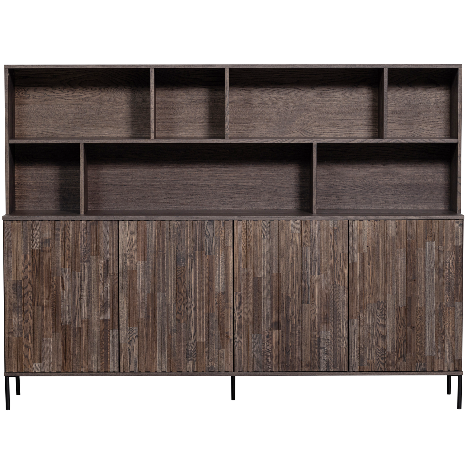 Wandkast New Gravure 150 x 200cm - Espresso - Afbeelding 4