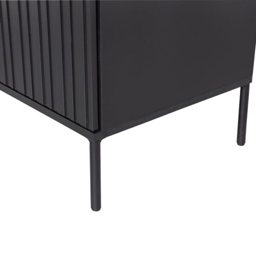 Wandkast New Gravure 150 x 200cm - Zwart - Afbeelding 6