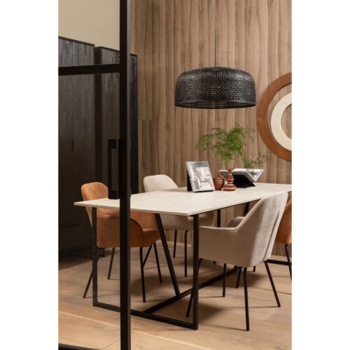 Eettafel Silas Essen, 220 x 90cm, kleur Dust - Afbeelding 2
