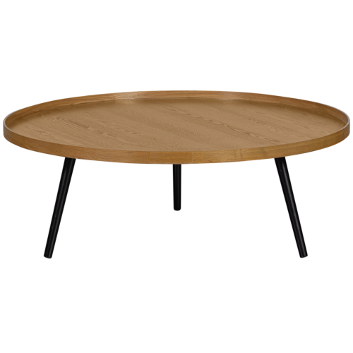 Ronde salontafel Mesa Ø100cm - Zwart - Afbeelding 2