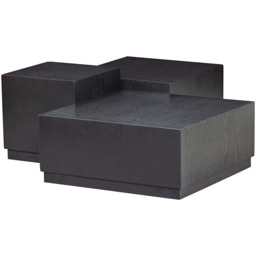 Salontafel Pim Essen Set van 3 stuks  zwart