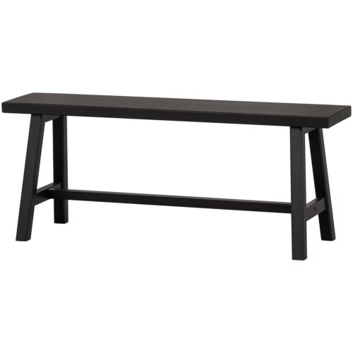 Eetkamerbank Imme Grenenhout 110cm, kleur Zwart