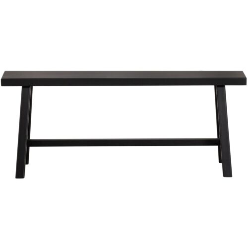 Eetkamerbank Imme Grenenhout 110cm, kleur Zwart - Afbeelding 4