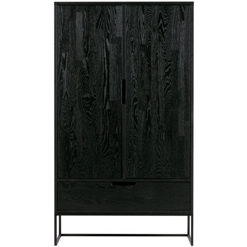 Opbergkast Silas, kleur Zwart - Afbeelding 3