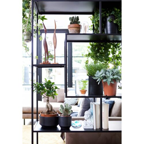 Wandkast Fons, kleur Zwart - Afbeelding 2