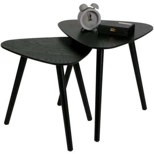 Bijzettafel Nila Set van 2 stuks  Zwart - Afbeelding 7