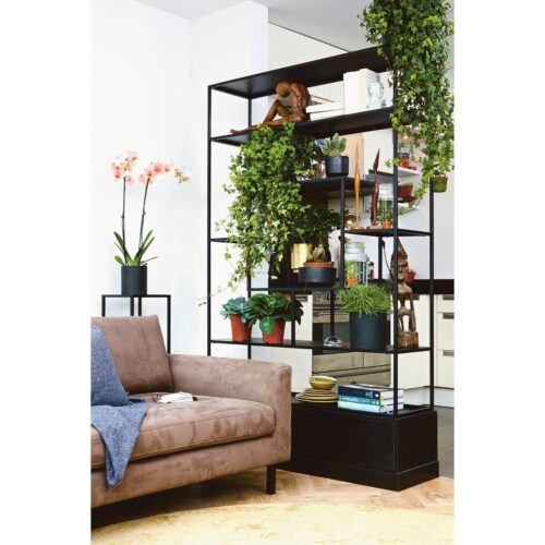 Wandkast Fons, kleur Zwart - Afbeelding 3