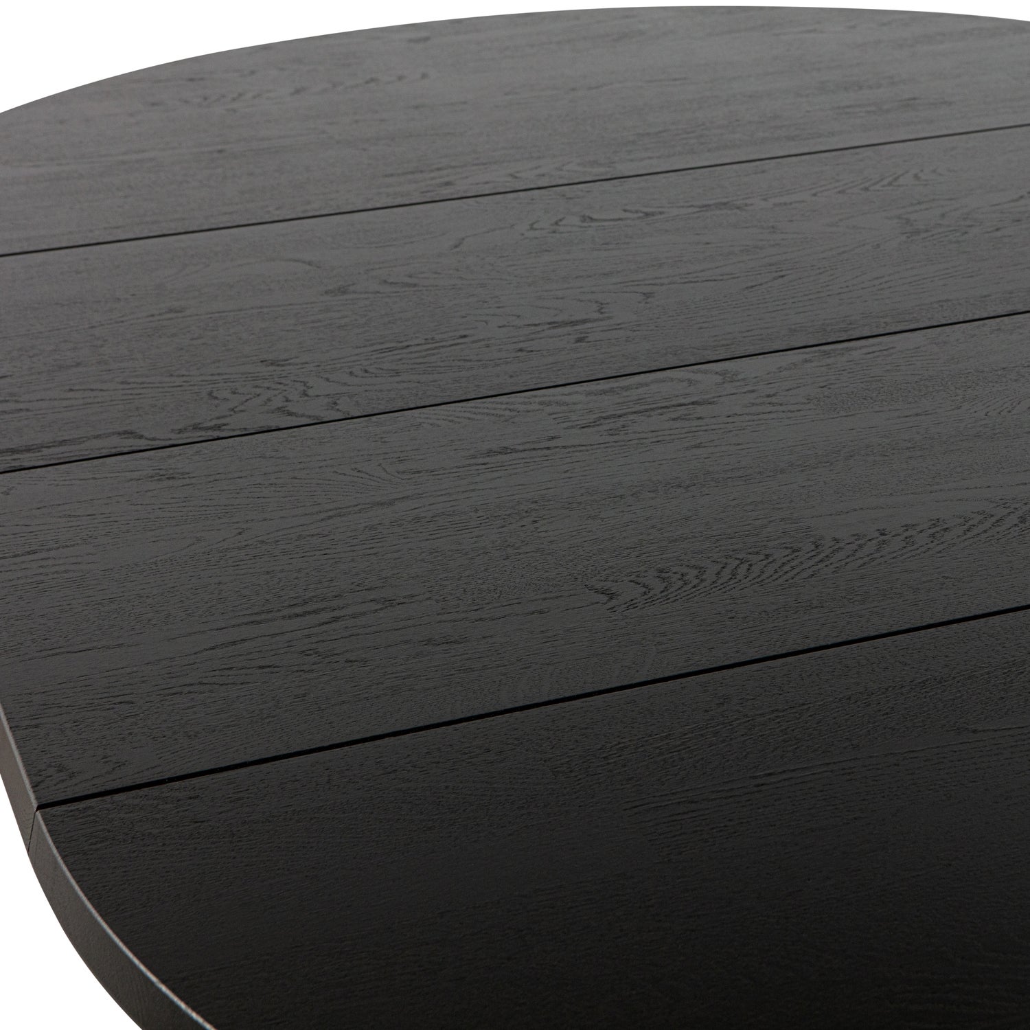 Uitschuifbare Ronde Eettafel Lange Jan Eiken, 120-200 x 120cm, kleur blacknight - Afbeelding 9