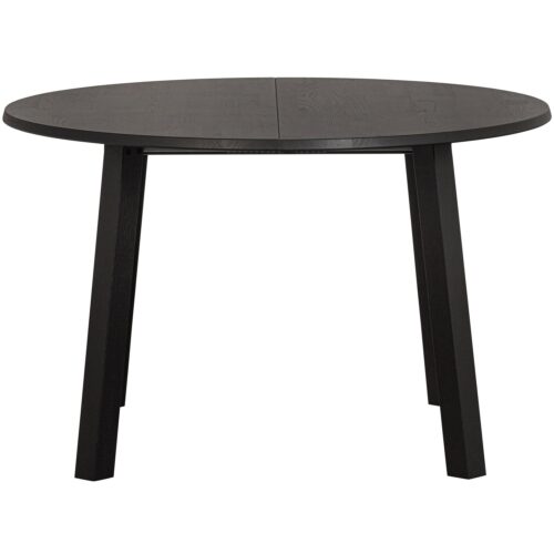 Uitschuifbare Ronde Eettafel Lange Jan Eiken, 120-200 x 120cm, kleur blacknight - Afbeelding 4