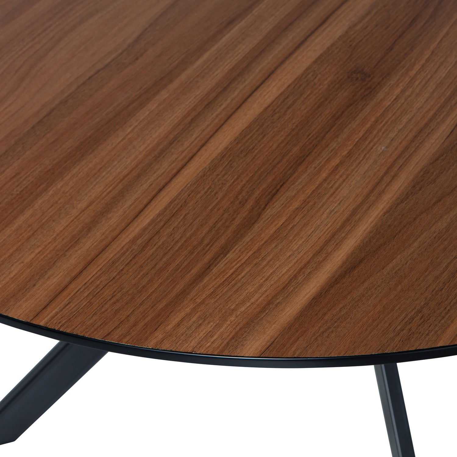 Ronde Eettafel Bruno 120cm, kleur Walnoot - Afbeelding 3