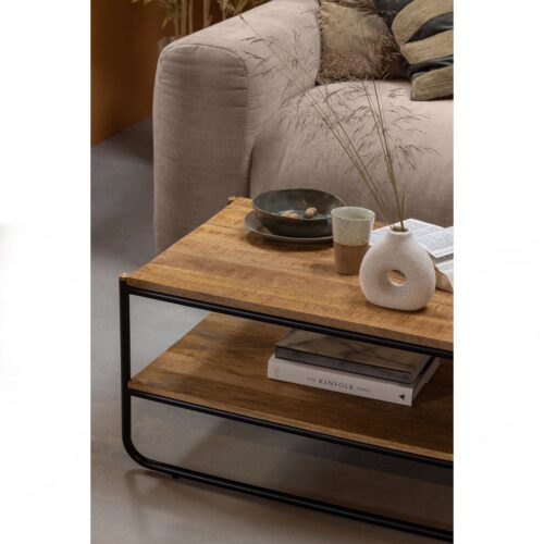 Salontafel Rikkie Mangohout 120 x 51cm - Afbeelding 2