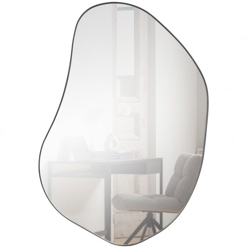 Organische Spiegel Romee 100 x 70cm kleur Zwart