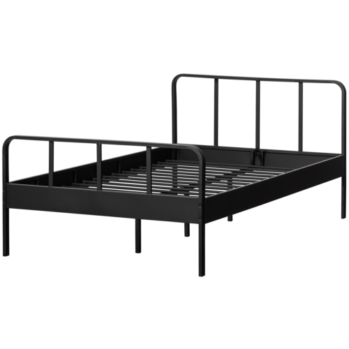 Bed Mees Staal 120x200cm, kleur Zwart - Afbeelding 6