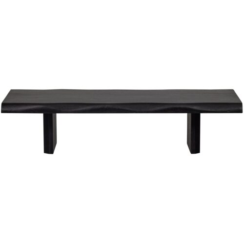 Salontafel Cali Mangohout 120 x 28cm  zwart - Afbeelding 3