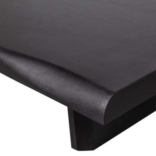Salontafel Cali Mangohout 120 x 28cm  zwart - Afbeelding 4