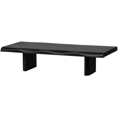 Salontafel Cali Mangohout 120 x 28cm  zwart
