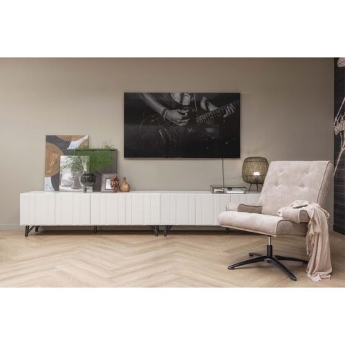 TV-meubel Miller Grenenhout 180cm - Afbeelding 5