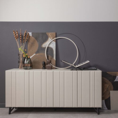 Dressoir Miller Grenenhout, 181cm, kleur Dust - Afbeelding 3