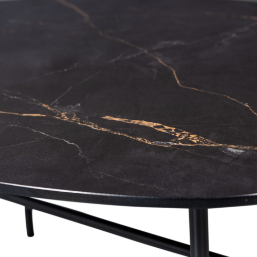 Salontafel Vajen Marmerlook 80x60 cm - Afbeelding 7