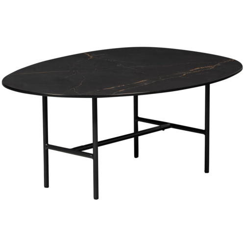 Salontafel Vajen Marmerlook 80x60 cm