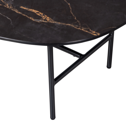 Salontafel Vajen Marmerlook 80x60 cm - Afbeelding 8