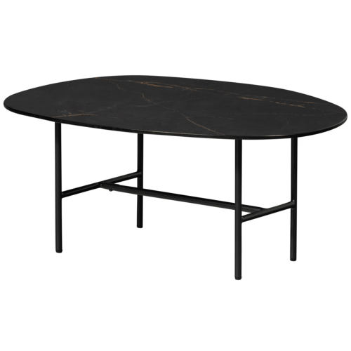 Salontafel Vajen Marmerlook 80x60 cm - Afbeelding 5