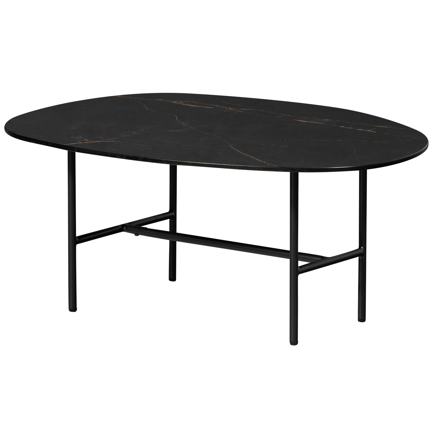 Salontafel Vajen Marmerlook 80x60 cm - Afbeelding 5