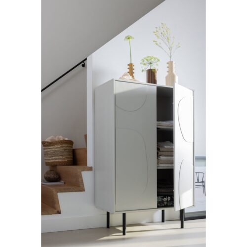 Opbergkast Cadiz Grenen 135 x 85cm, kleur Mist - Afbeelding 3