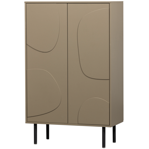 Opbergkast Cadiz Grenen 135 x 85cm, kleur Mud